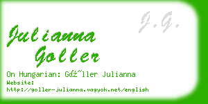 julianna goller business card